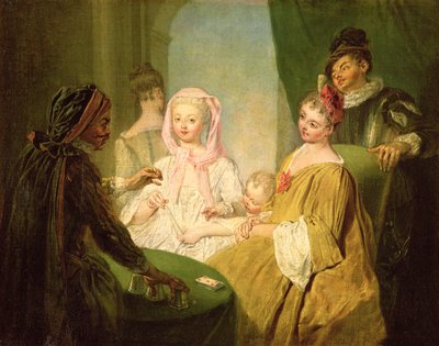 Il prestigiatore, 1720-25 da Philippe Mercier